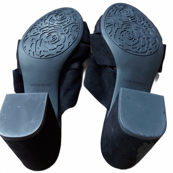 Taryn Rose Lana Slides black suede - Picture 13 of 14